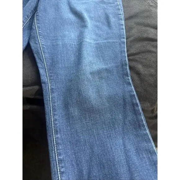 Old Navy Pop Icon Skinny Jeans Womens Sz 14 Blue Light Wash Denim‎ Stretch - Picture 5 of 14